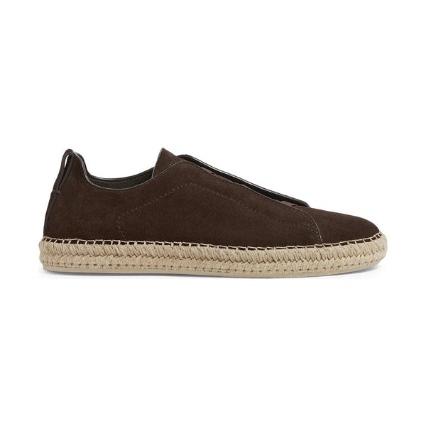 Zegna Triple Stitch™ Espadrille 'Dark Brown Beige' (Men)