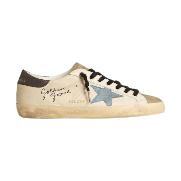 Golden Goose Super-Star 'Light Blue Star Grey Heel Tab' (Men)
