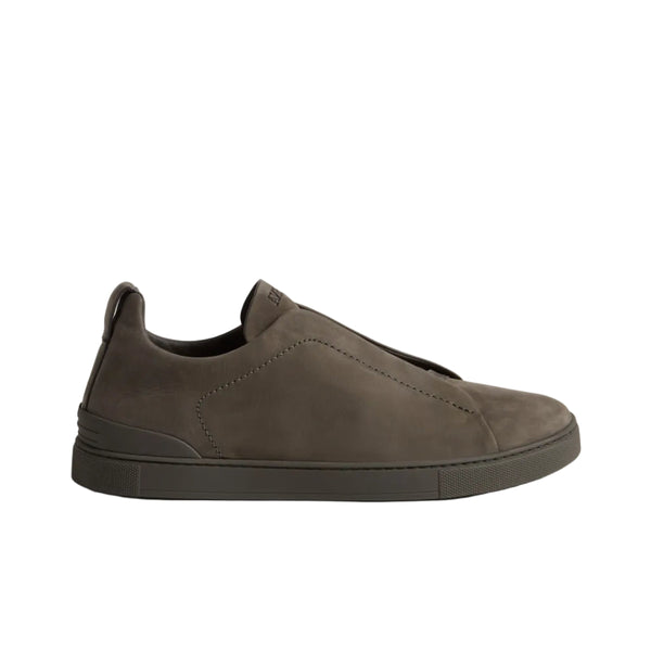 Zegna Triple Stitch™ SECONDSKIN Sneaker 'Dark Taupe' (Men)