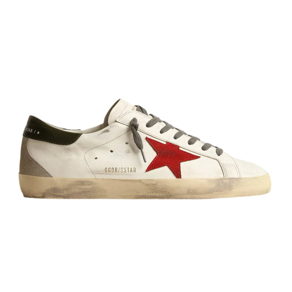 Golden Goose Super-Star 'Red Star Green Heel Tab' (Men)