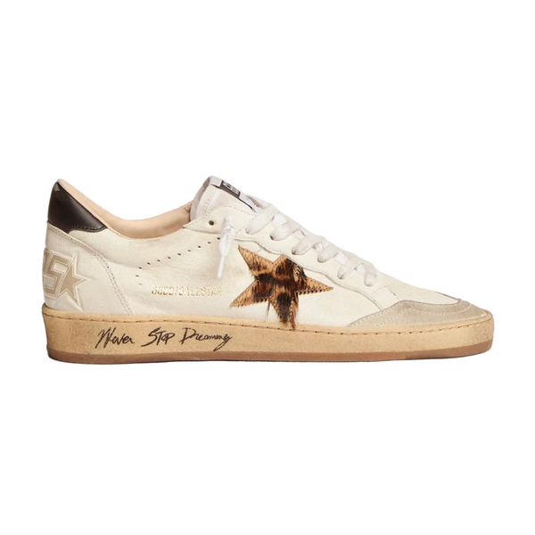Golden Goose Ball-Star 'Leopard Pony Star' (Women)