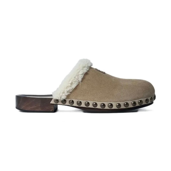 Miu Miu Suede Clog 'Beige' (Women)