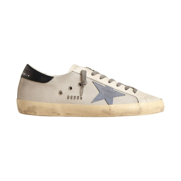 Golden Goose Super-Star 'Pale Silver Mesh Light Blue Star' (Men)
