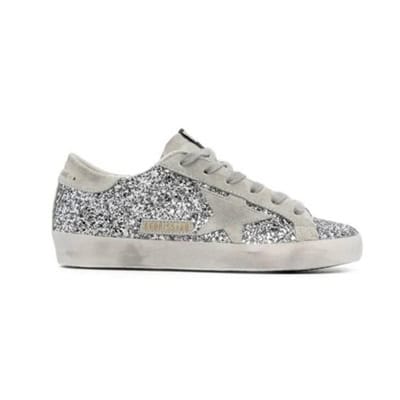 Golden Goose Super-Star 'Grey Glitter' (Women)