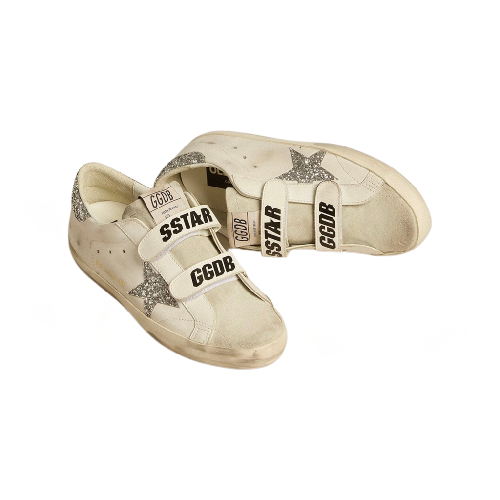 Golden Goose Super-Star Old School 'Silver Glitter Star' (Women)