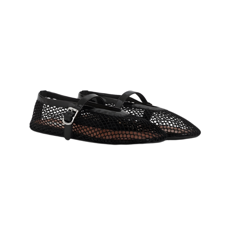 Alaïa Fishnet Ballet Flat 'Black' (Women)