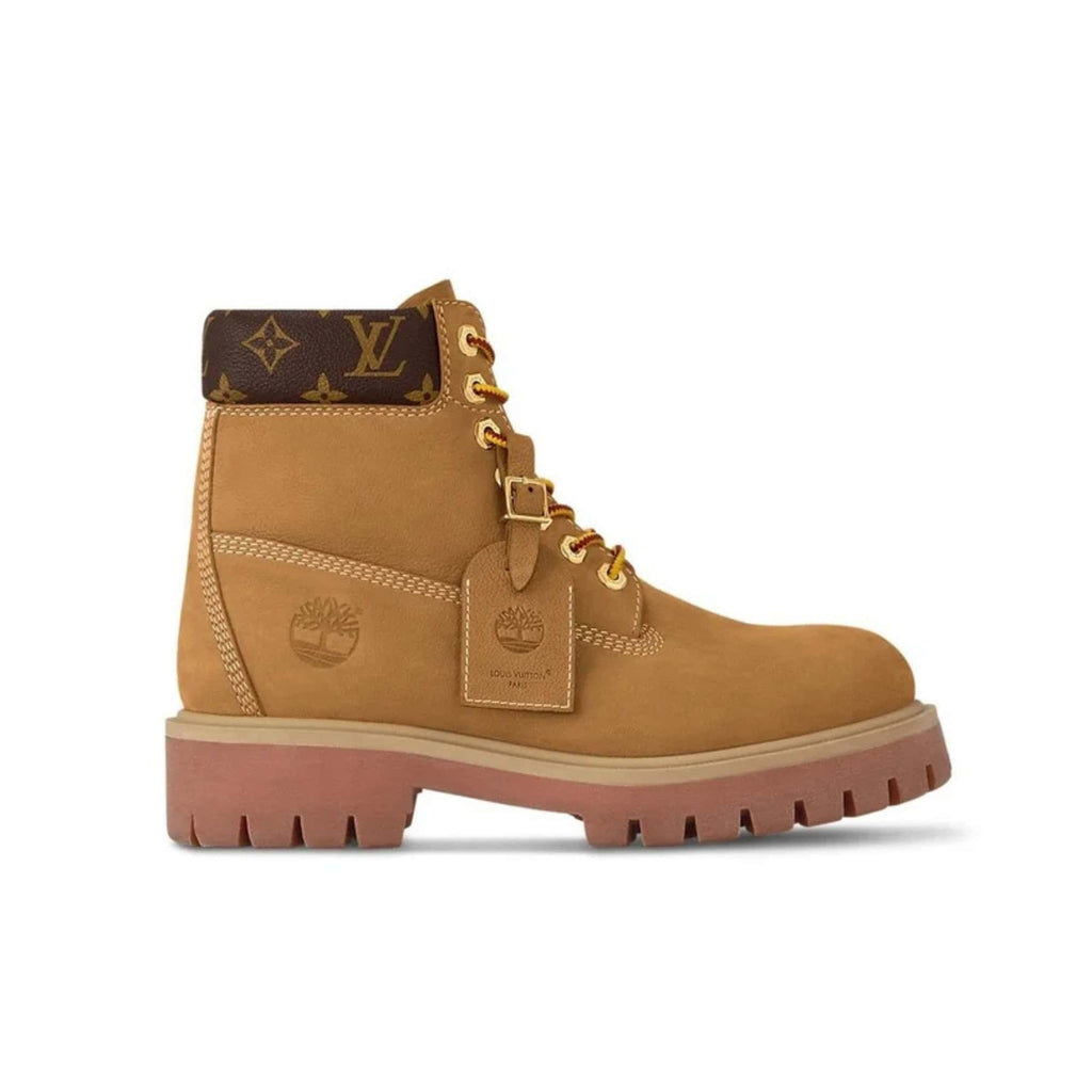 Louis Vuitton LV x Timberland Ankle Boot 'Wheat Brown Monogram' (Men)