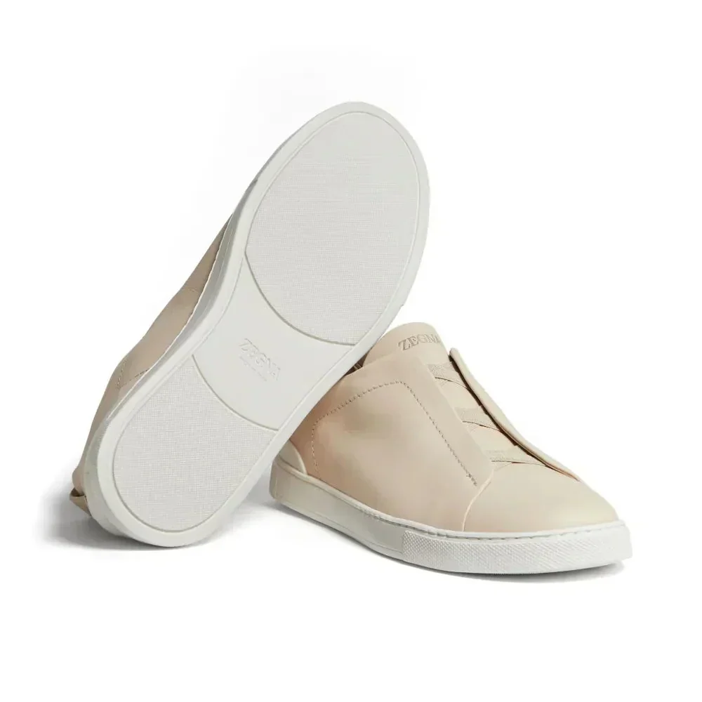 Zegna Triple Stitch™ SECONDSKIN Sneaker 'Beige' (Men)
