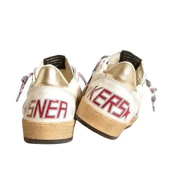 Golden Goose Ball-Star 'Blue Suede Star Platinum Heel Tab' (Women)