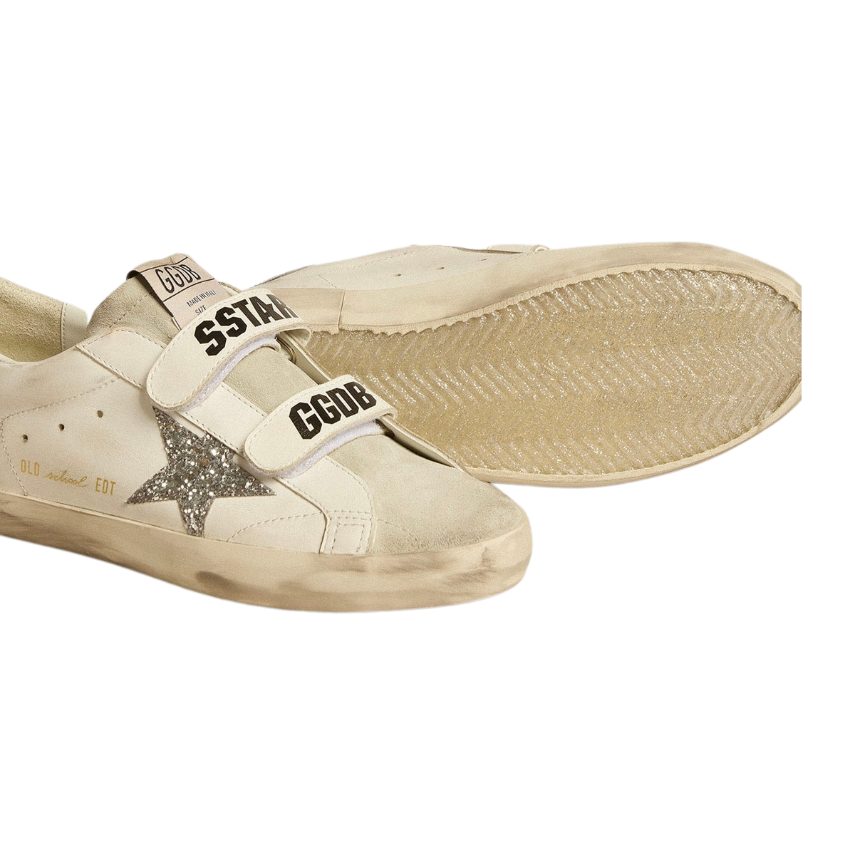 Golden Goose Super-Star Old School 'Silver Glitter Star' (Women)