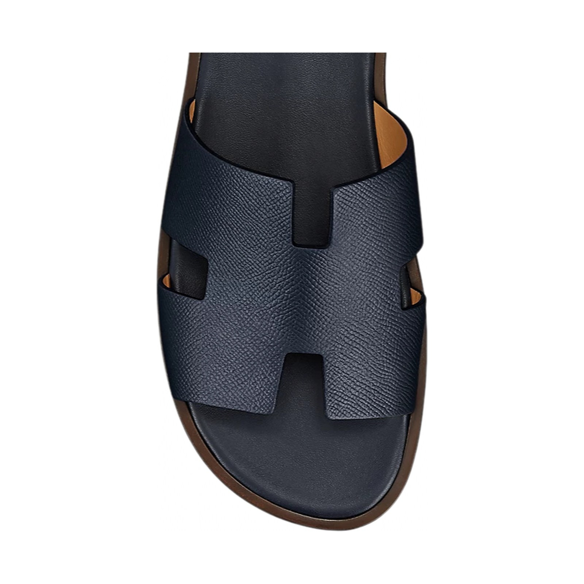 Hermès Izmir Sandal 'Marine Brown Epsom' (Men)