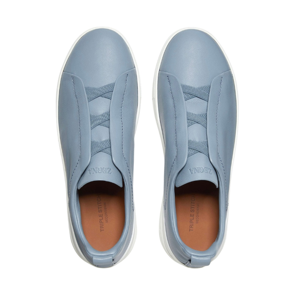 Zegna Triple Stitch™ SECONDSKIN Sneaker 'Light Blue' (Men)
