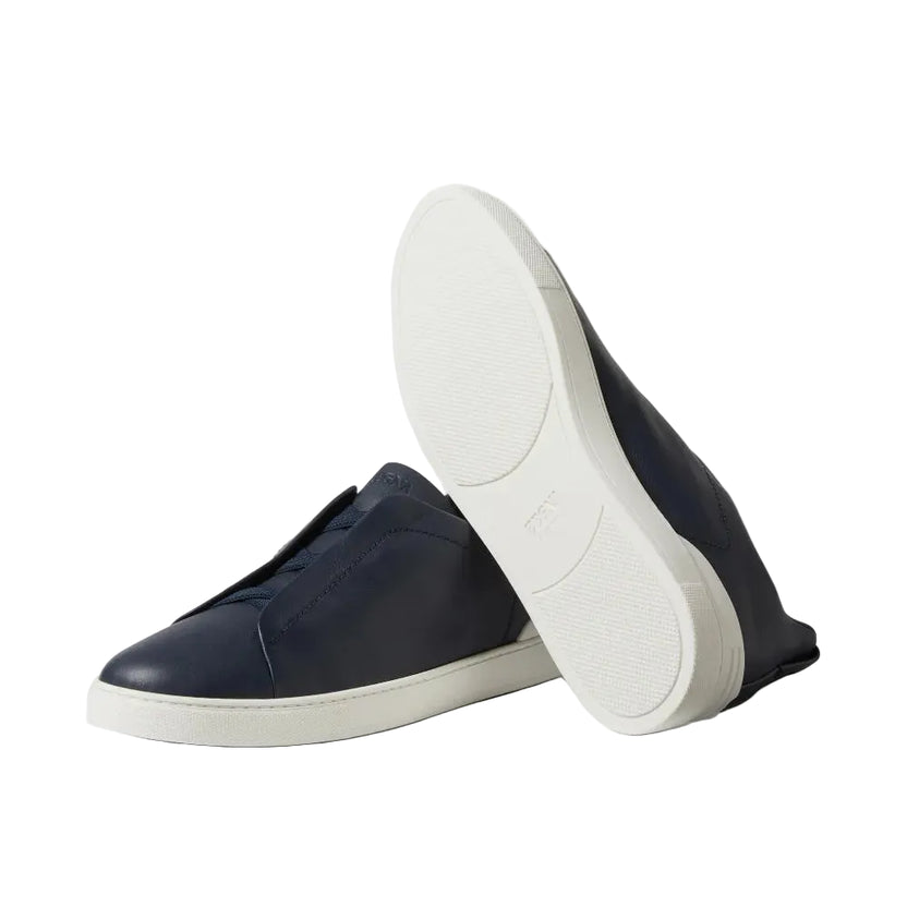 Zegna Triple Stitch™ Sneaker 'Blue Leather' (Men)