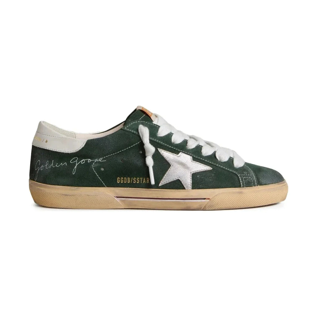 Golden Goose Super-Star 'Green Suede Silver Star' (Men)