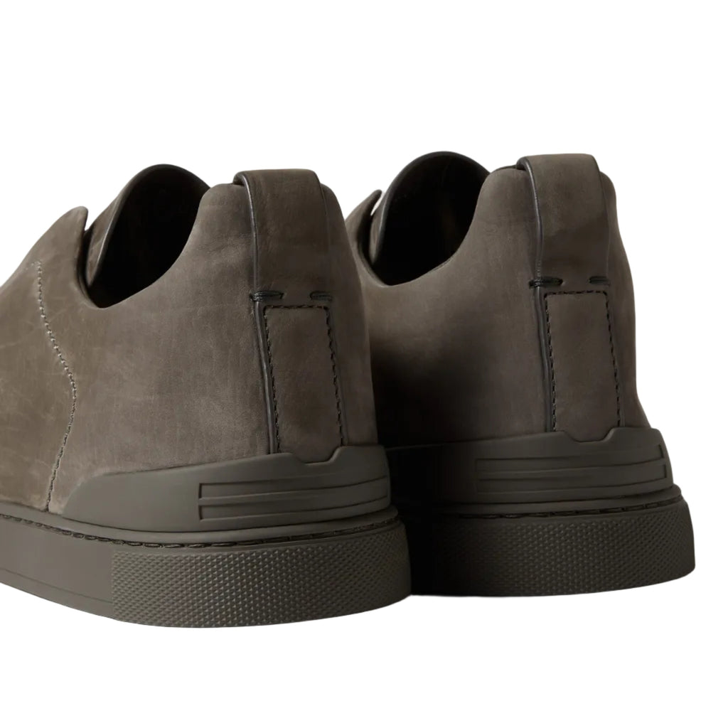 Zegna Triple Stitch™ SECONDSKIN Sneaker 'Dark Taupe' (Men)