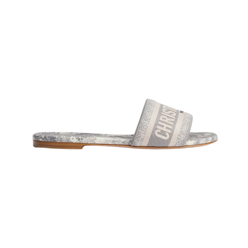 Dior Dway Slide 'Grey Toile de Jouy' (Women)