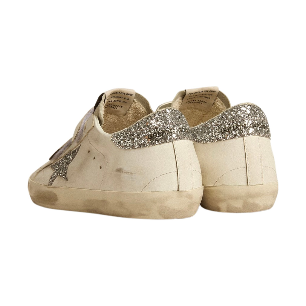 Golden Goose Super-Star Old School 'Silver Glitter Star' (Women)