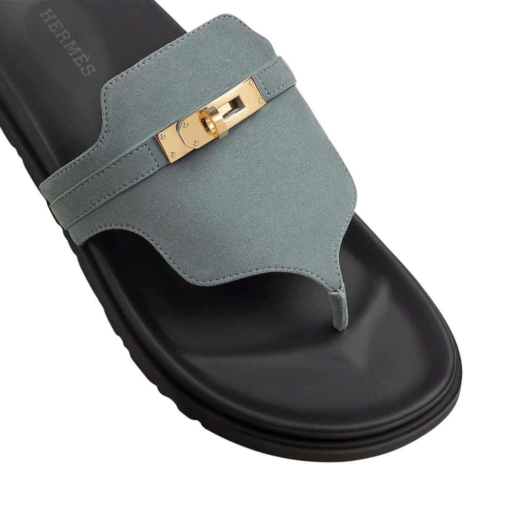 Hermès Empire Sandal 'Bleu Tonnerre' (Women)