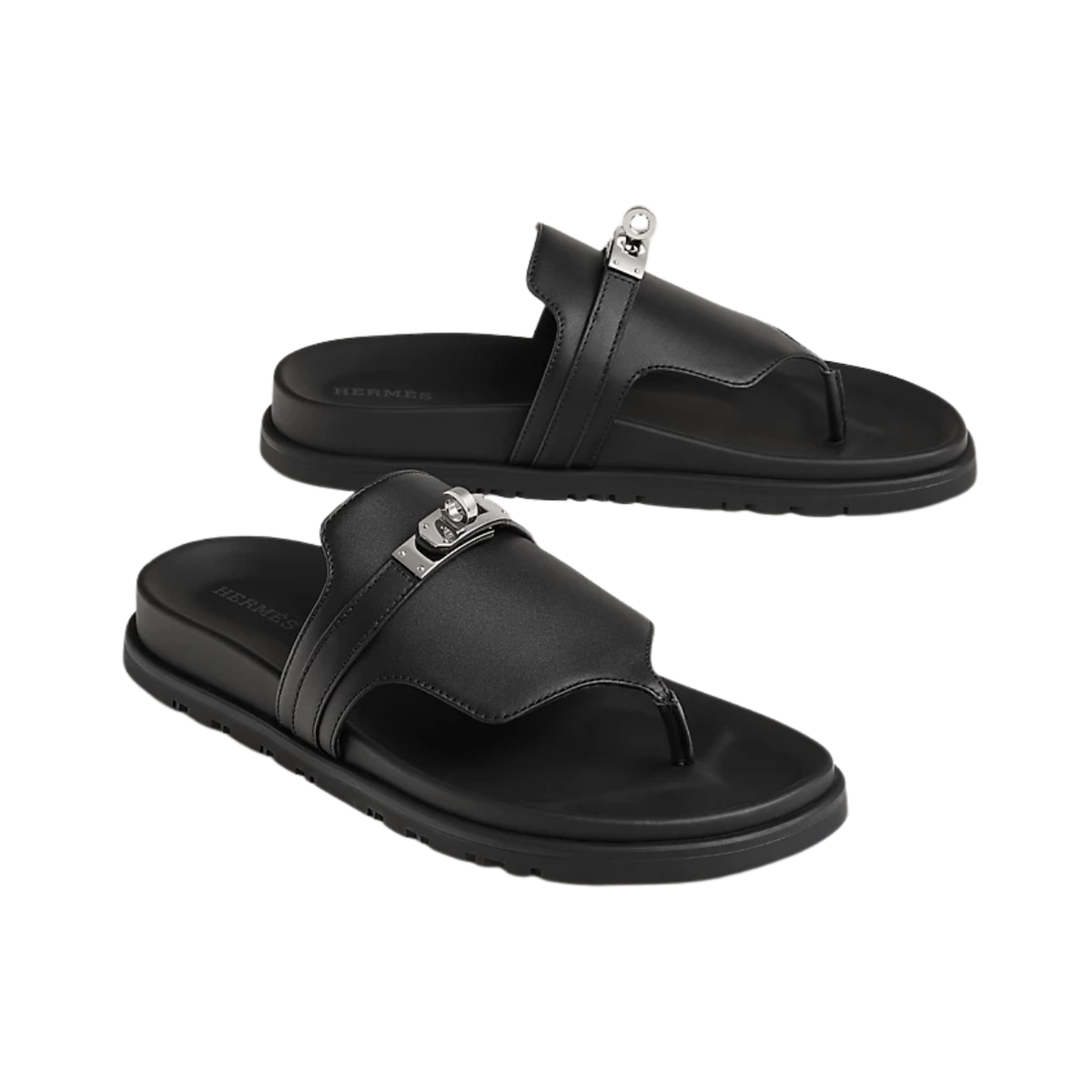 Hermès Empire Sandal 'Black Kelly Buckle' (Women)