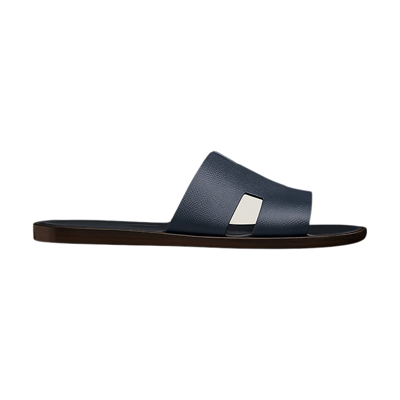 Hermès Izmir Sandal 'Marine Brown Epsom' (Men)