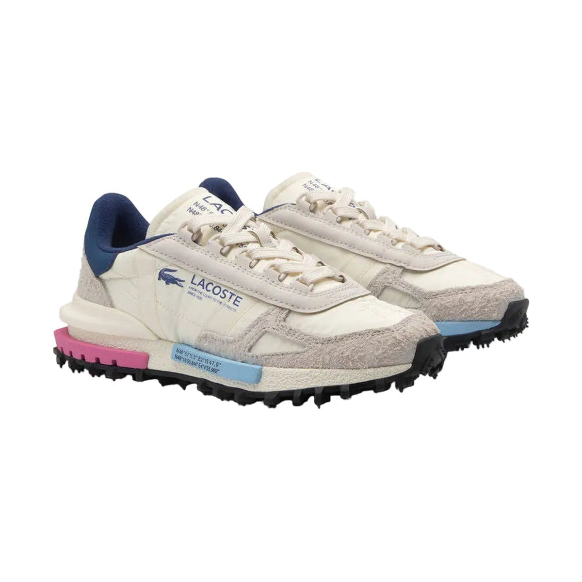 Lacoste Elite Active 'Off White Pink Blue' (Women)