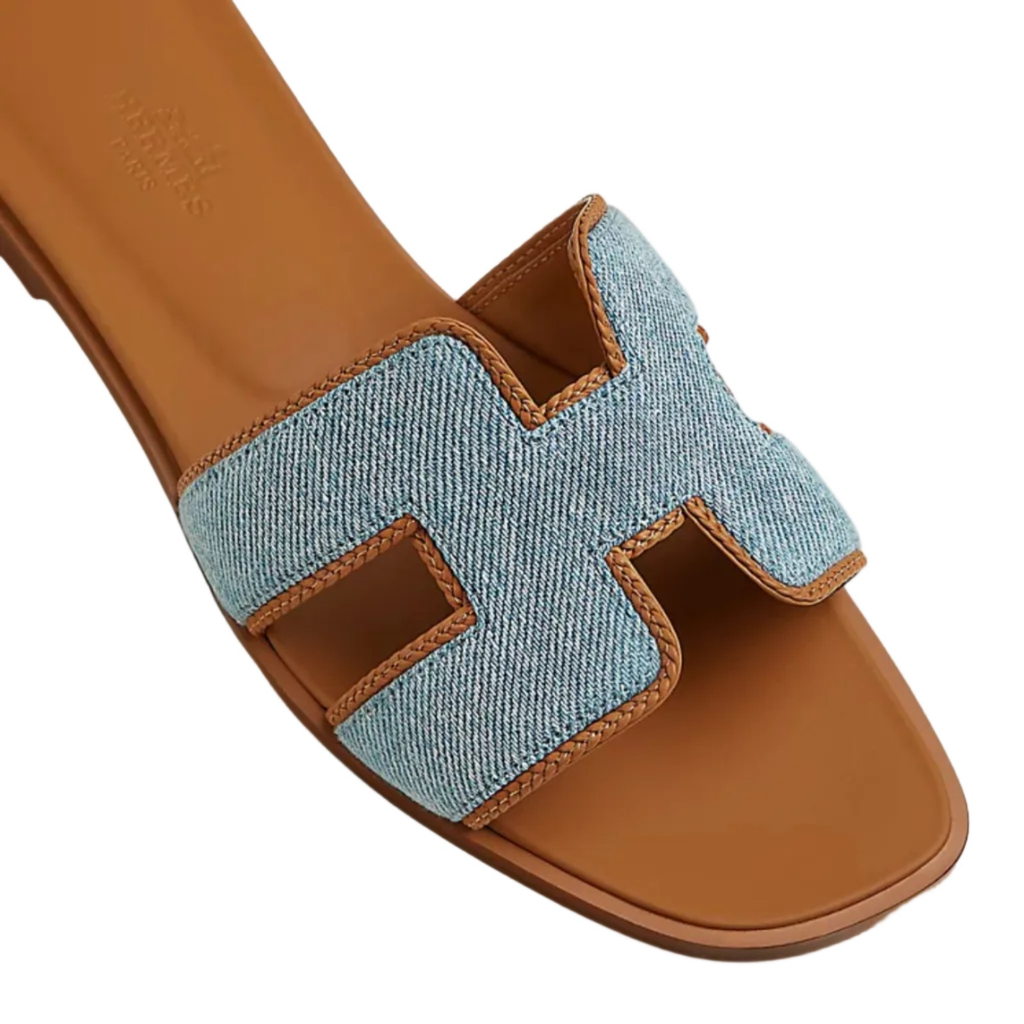Hermès Oran Sandal 'Bleu Clair Naturel' (Women)