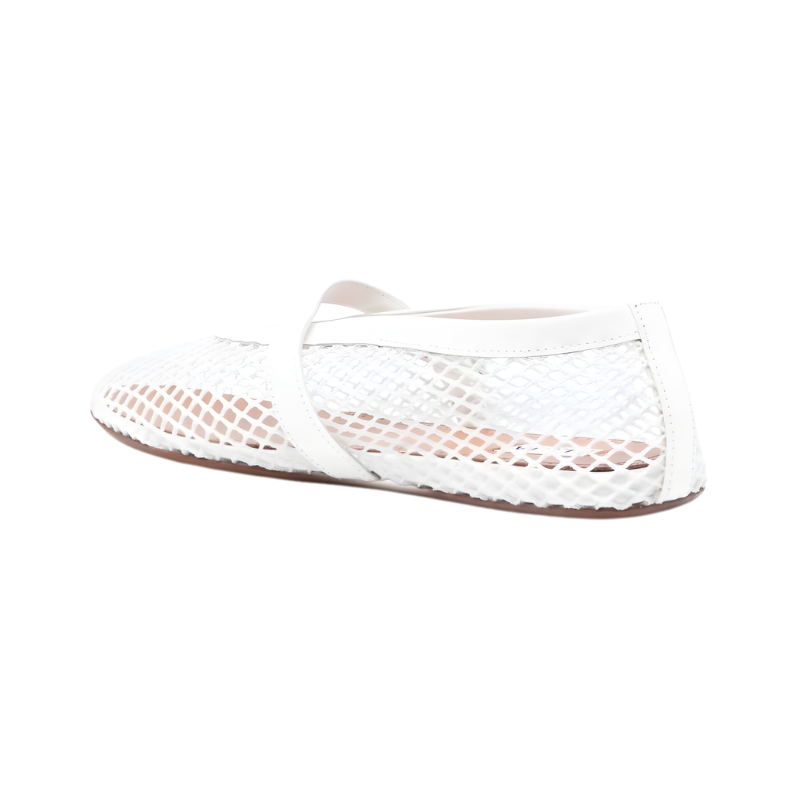 Alaïa Buckle Ballet Flat 'White' (Women)