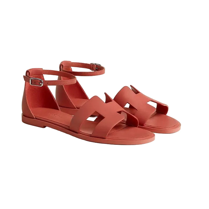 Hermès Santorini Sandal 'Étoupe Pink' (Women)