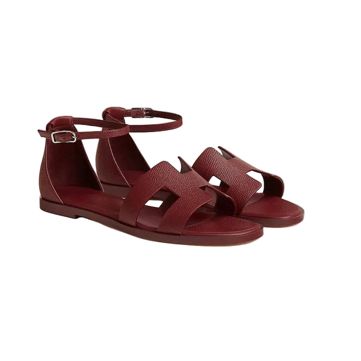 Hermès Santorini Sandal 'Rouge Epsom' (Women)