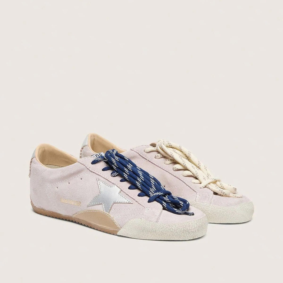 Golden Goose True-Star 'Pastel Pink Suede Silver Star' (Women)