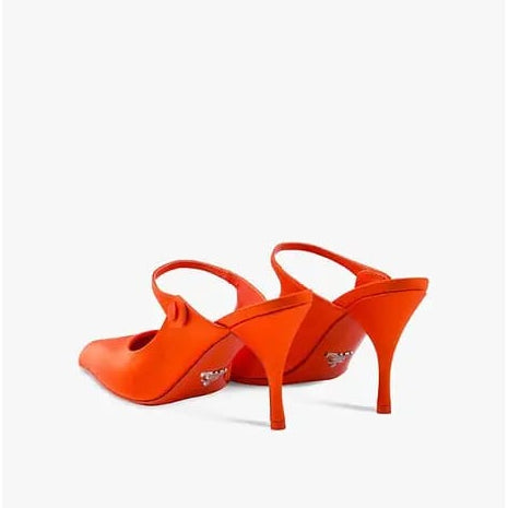 Prada Pointed-Toe Satin Pump (Women)