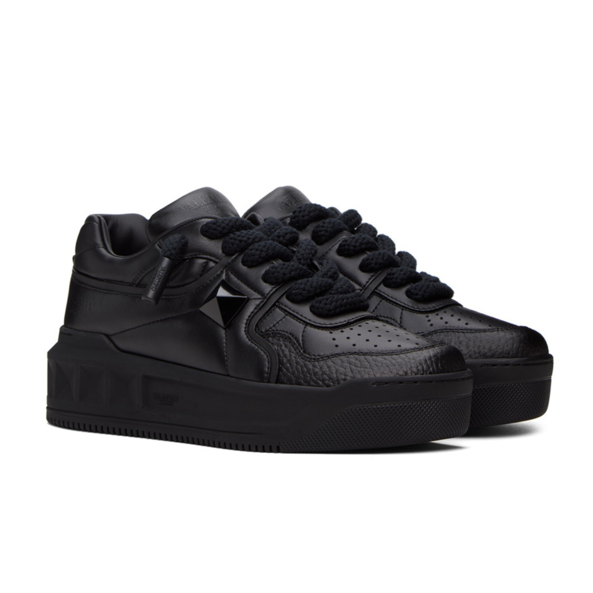 Valentino Garavani One Stud XL Low 'Black' (Men)