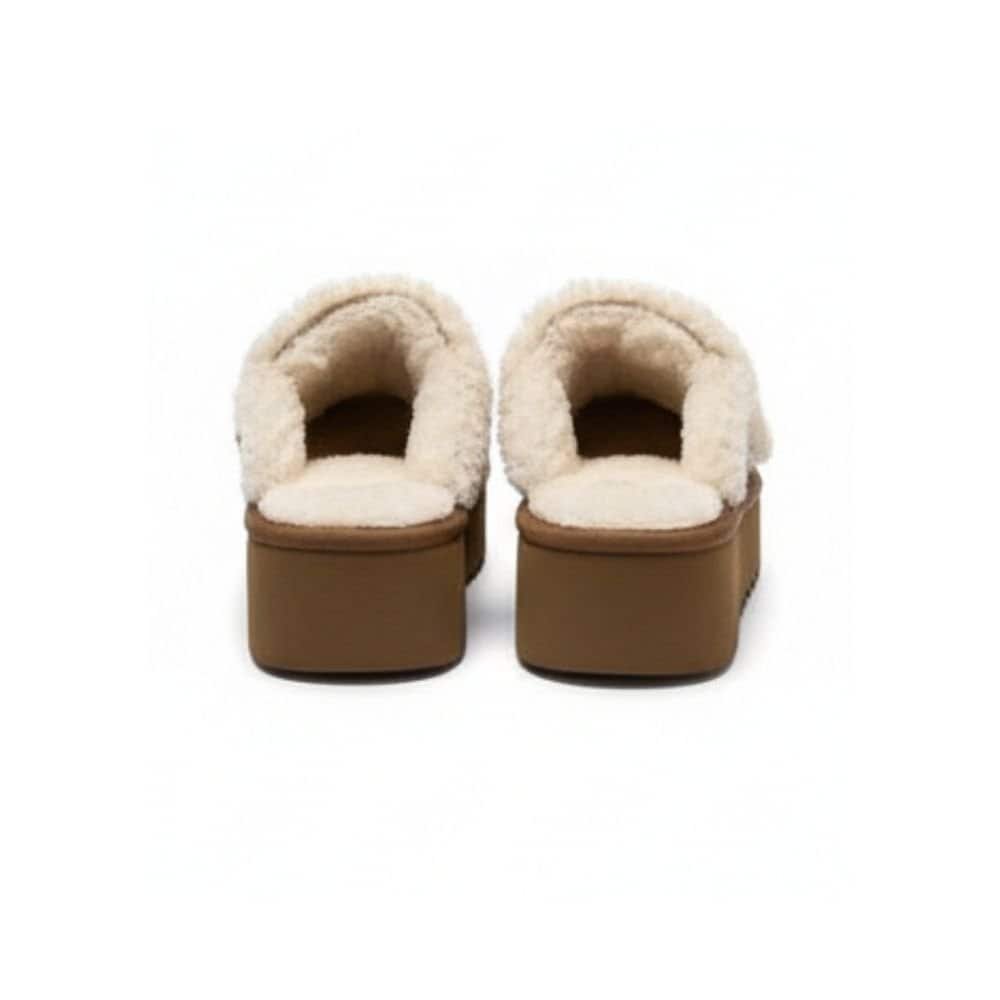 UGG Trisha Fluffy Platform Scuff 'Natural' (Women)