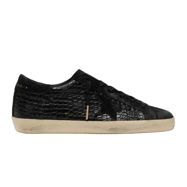 Golden Goose Super-Star LTD 'Black Croc-Print' (Unisex)
