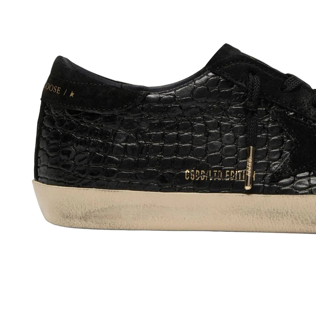 Golden Goose Super-Star LTD 'Black Croc-Print' (Unisex)
