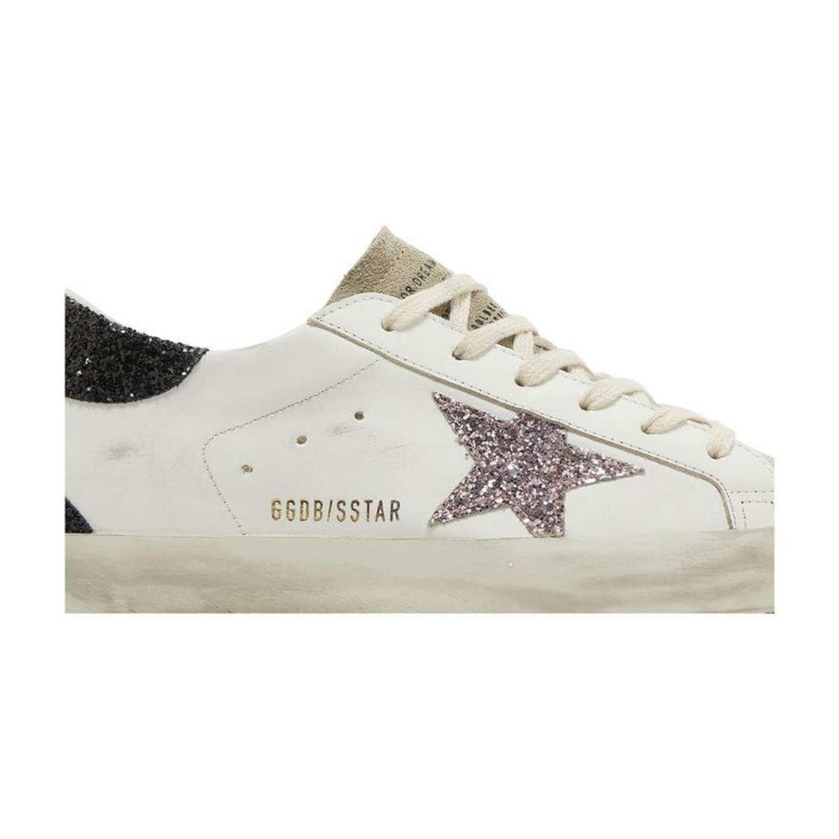 Golden Goose Super-Star 'White Mauve Pink Glitter' (Women)