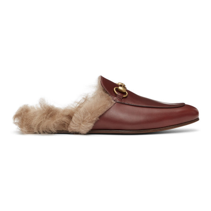 Gucci Princetown Loafer 'Burgundy' (Women)