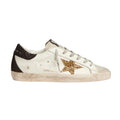 Golden Goose Super-Star 'Gold Glitter Star Black Heel' (Women)