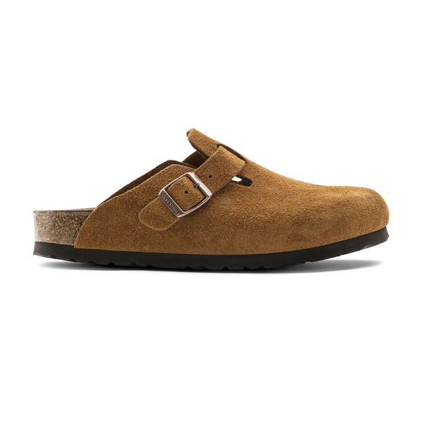 Birkenstock Boston Soft Footbed 'Mink Suede' (Unisex)