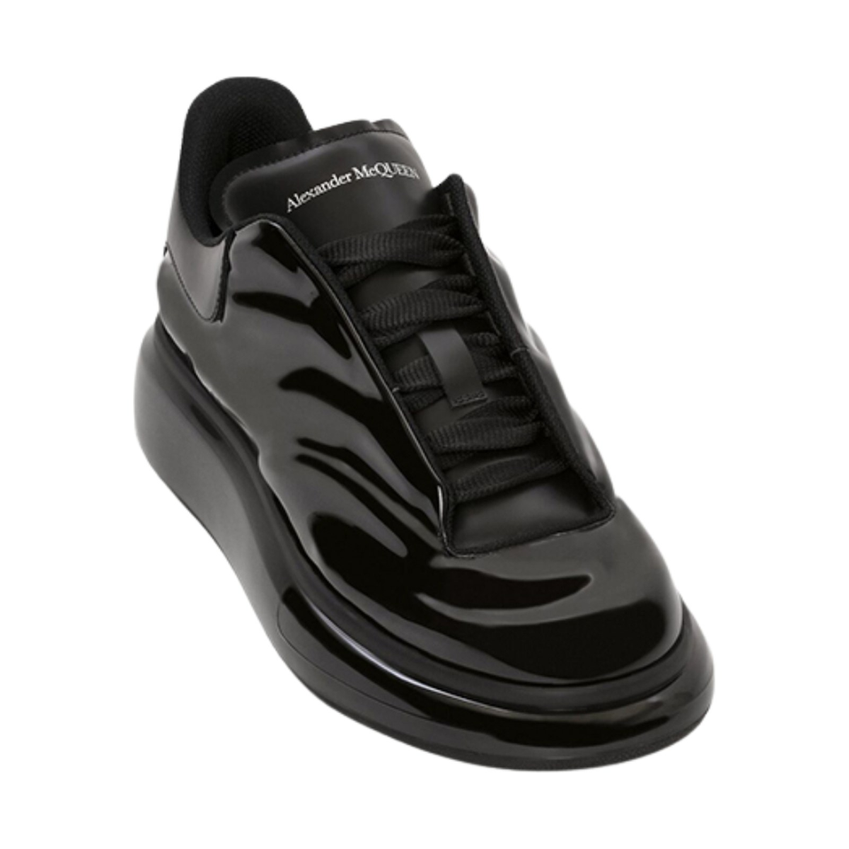 Alexander McQueen Oversized Sneaker 'Black Lux Gloss' (Unisex)