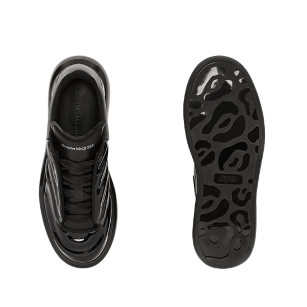 Alexander McQueen Oversized Sneaker 'Black Lux Gloss' (Unisex)