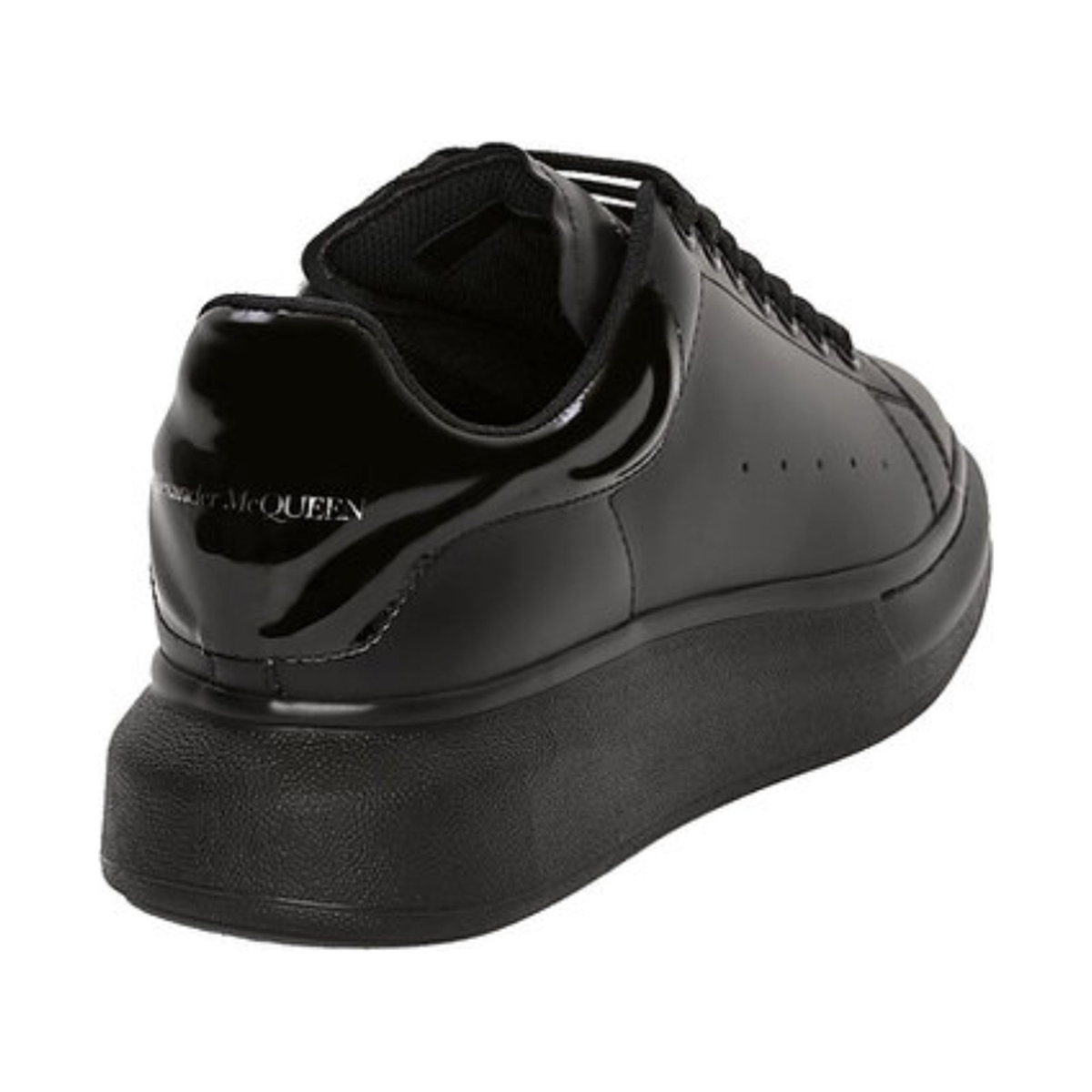 Alexander McQueen Oversized Sneaker 'Black Gloss Heel' (Men)
