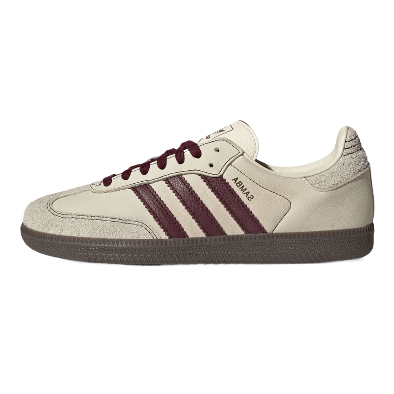 adidas Samba OG 'Wonder White Maroon' (Women) 