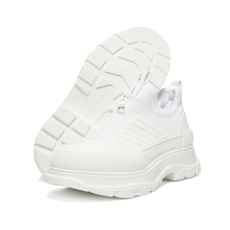 Alexander McQueen Tread Slick Zip-Up 'White' (Men)