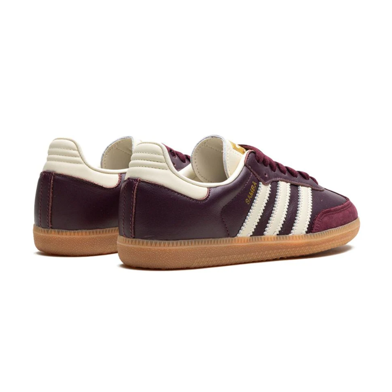 adidas Samba OG 'Maroon Gold Metallic' (Women)