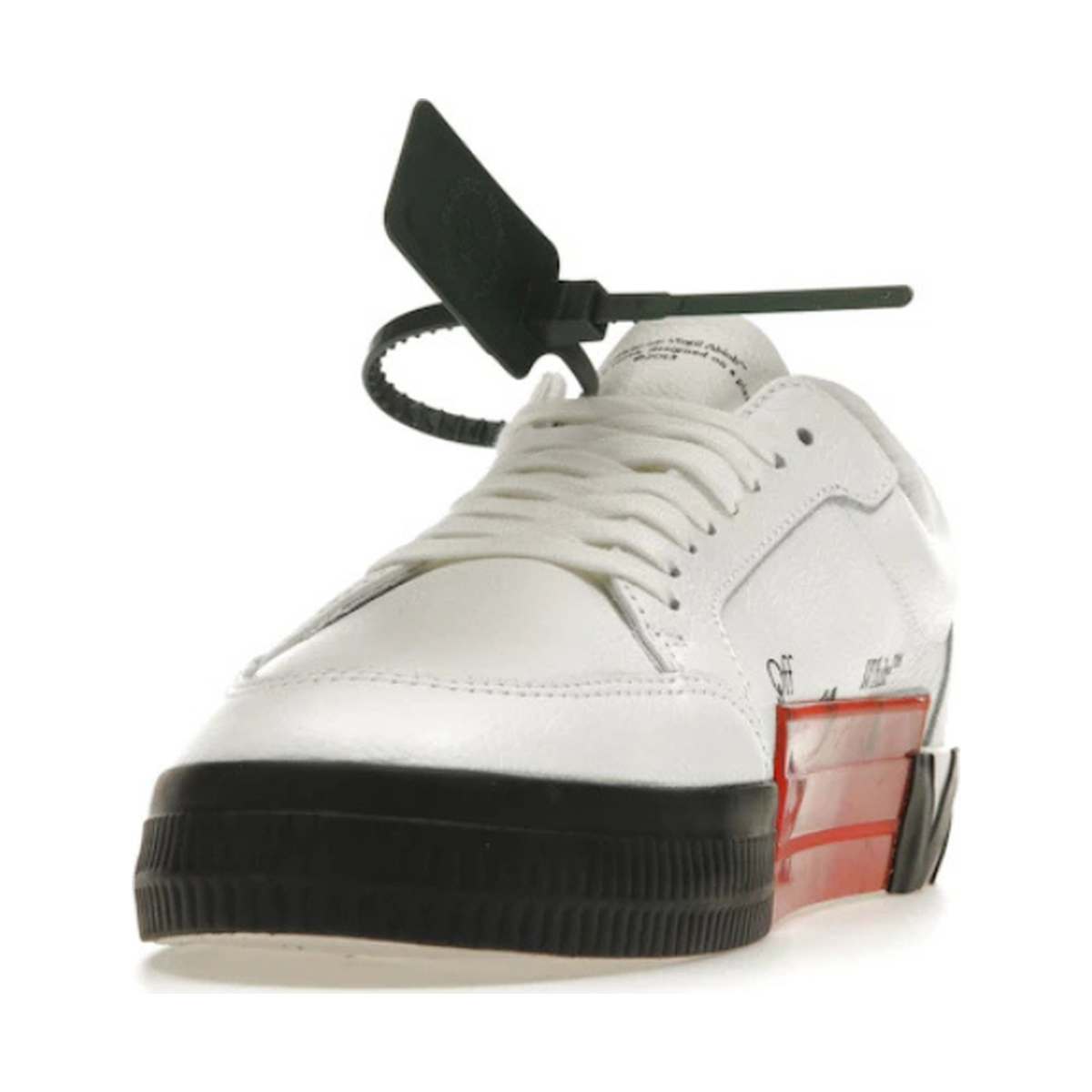 Off-White Vulc Low Leather 'White Black' (Unisex)