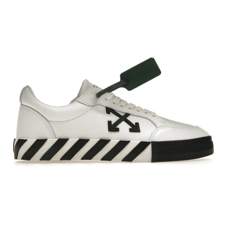 Off-White Vulc Low Leather 'White Black' (Unisex)