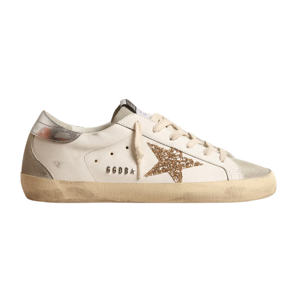 Golden Goose Super-Star 'White Ice Grey Gold Glitter' (Women)