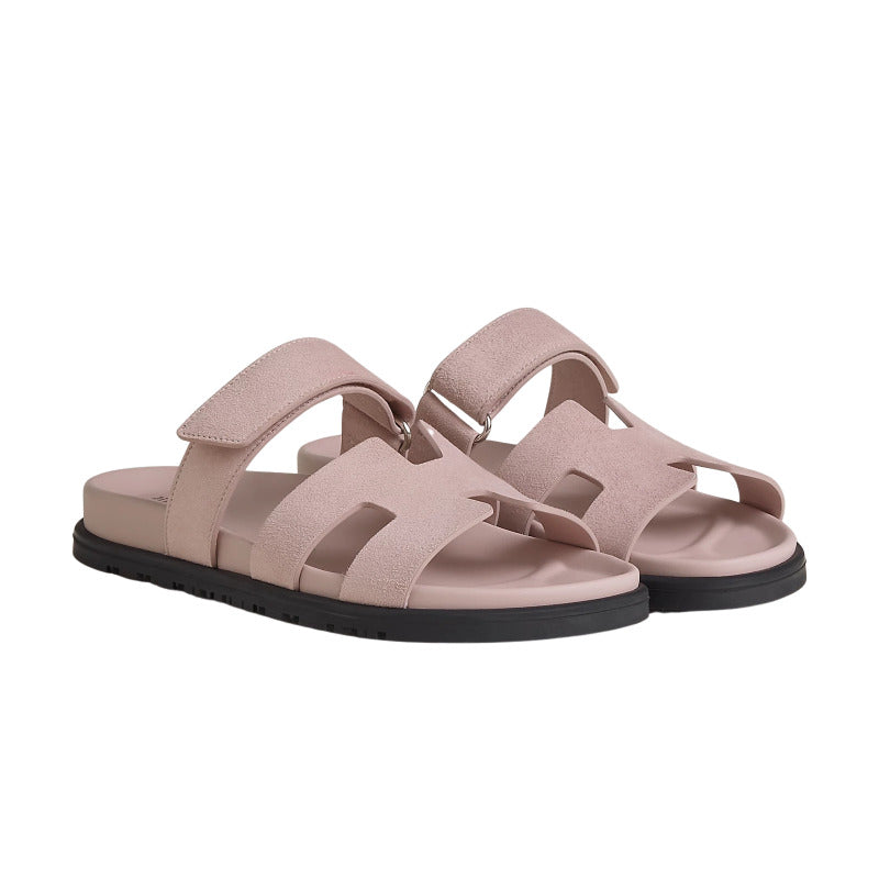 Hermès Chypre Sandal 'Pink Suede' (Women)