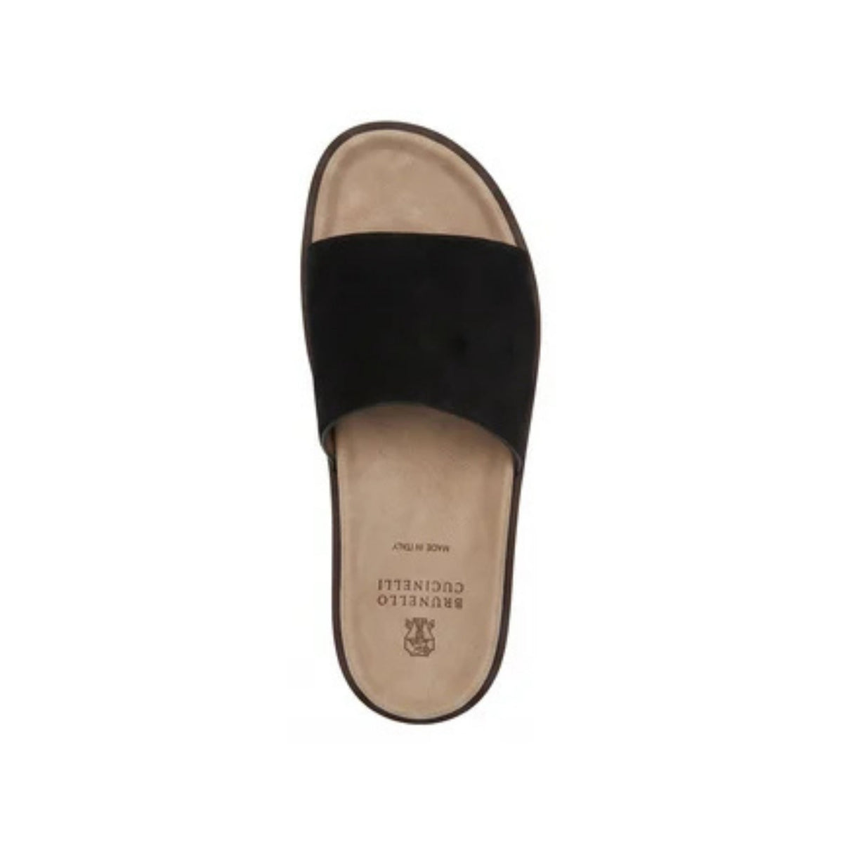 Brunello Cucinelli Suede Sandal 'Black' (Men)